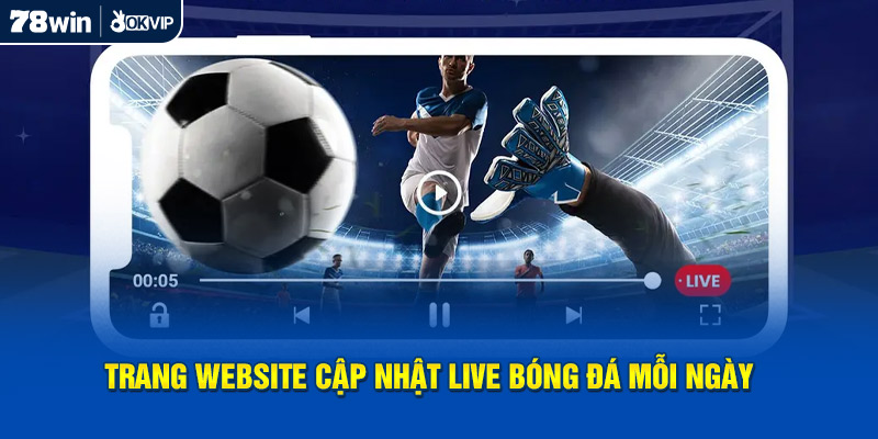 Trang website cập nhật live bóng đá mỗi ngày